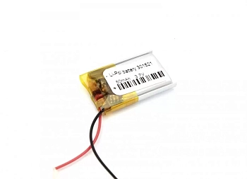 Аккумуляторная батарея Li-Pol (3x15x21мм), 2pin, 3.7В, 60мАч