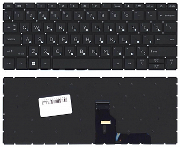 Клавиатура для ноутбука HP ProBook 430, 435 G8, черная