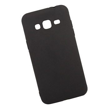 Чехол силиконовый "LP" для Samsung Galaxy J3 2016 TPU, черный, непрозрачный (европакет)