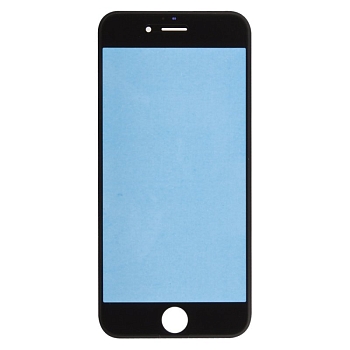 Стекло для переклейки дисплея Apple iPhone 6S, в сборе с рамкой, черный