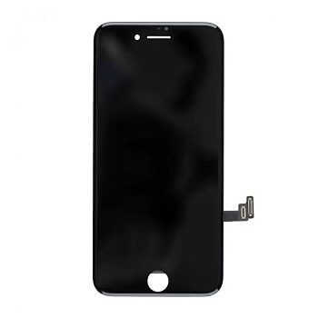 Модуль для Apple iPhone 8, черный с рамкой (LCD)