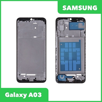 Рамка дисплея для Samsung Galaxy A035F (A03) (черный)