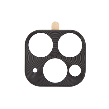 Накладка на модуль камер для Apple iPhone 11 Pro, 11 Pro Max "Camera Film" металл., черный