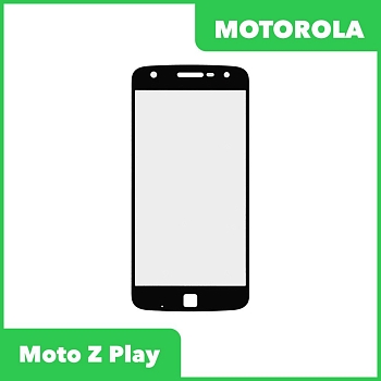 Стекло для переклейки дисплея Motorola Moto Z Play, черный