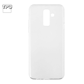 Чехол силиконовый "LP" для Samsung Galaxy J8 TPU, прозрачный (европакет)
